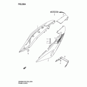 Схема вузла: Бічні панелі (Gs500k4 p28) для Suzuki GS500