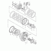 Схема узла: Сцепление для Suzuki VZ800 Marauder