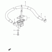 Схема вузла: Паливний кран Suzuki VS600 Intruder 600