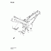 Схема узла: Рама для Suzuki DL650 V-Strom