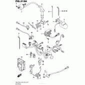 Схема вузла: Електроустаткування для Suzuki RM-Z450