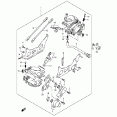Схема вузла: Дросельна заслінка для Suzuki DL1000 V-Strom