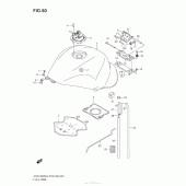 Схема узла: Топливный бак (Gsx1300R L2 E28) для Suzuki GSX1300 Hayabusa