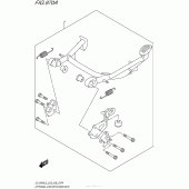 Схема вузла: Центральна підставка для Suzuki DL1000 V-Strom