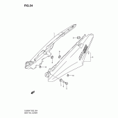 Схема узла: Задний подседельный обтекатель (Model k7) для Suzuki DL650 V-Strom