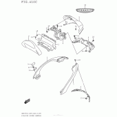 Схема вузла: Pillion Rider Handle (An650Zl5 E28) для Suzuki AN650 Burgman (EU analogue of SkyWave)