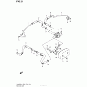Схема вузла: Система індукції повітря для Suzuki VL800 Boulevard C50 BOSS