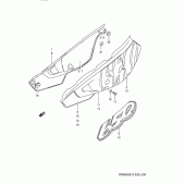 Схема вузла: Бічні панелі (Model n/p) для Suzuki DR650 DR650S