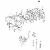 Схема вузла: Спідометр (Model y) для Suzuki AN400 Burgman (EU analogue of SkyWave)