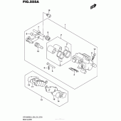 Схема вузла: Задній гальмівний супорт для Suzuki VZR1800 Boulevard M109R BOSS
