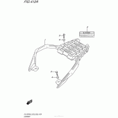 Схема вузла: Carrier (Dl1000Al5 E03) для Suzuki DL1000 V-Strom