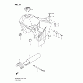 Схема узла: Топливный бак для Suzuki DR-Z400 DR-Z400S