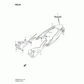 Схема вузла: Бічні панелі (Gsf650sl2 e21) для Suzuki GSF650 Bandit S