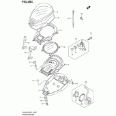 Схема вузла: Спідометр (Model k9) для Suzuki VL800 Intruder C800/Boulevard C50