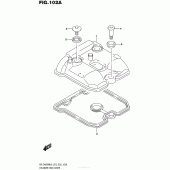 Схема вузла: Клапанна кришка Suzuki DR-Z400 DR-Z400SM