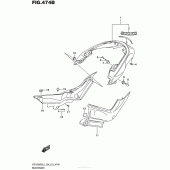 Схема вузла: Rear Fender (For Pgz) (Vzr1800Bzl6 E28) для Suzuki VZR1800 Boulevard M109R BOSS