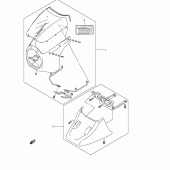 Схема узла: Облицовочные элементы (Optional) для Suzuki VZ800 Marauder