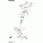 Схема вузла: Steering Stem (Dr-Z125L6 E28) для Suzuki DR-Z125 DR-Z125L