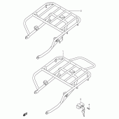 Схема вузла: Задній багажник Suzuki DF200