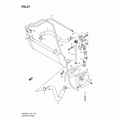 Схема узла: Патрубок системы охлаждения для Suzuki GSR750