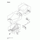 Схема узла: Сиденье для Suzuki GSX1250