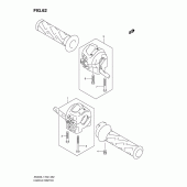 Схема вузла: Пульт керування кермовим (An400al1 e19) ​​для Suzuki AN400 Burgman (EU analogue of SkyWave)