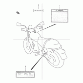 Схема узла: Наклейки для Suzuki TU125