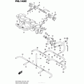 Схема вузла: Throttle Body Hose/Joint (Gsx-R1000L5 E33) для Suzuki GSX-R1000