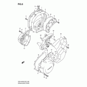 Схема вузла: Кришки картера для Suzuki GSX1400
