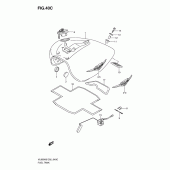 Схема вузла: Паливний бак для Suzuki VL800 Intruder C800/ Boulevard C50