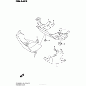 Схема вузла: Нижня накладка радіатора (Vzr1800Bzl5 E33) для Suzuki VZR1800 Boulevard M109R BOSS