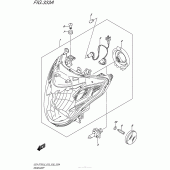 Схема вузла: Фара для Suzuki GSX-S750