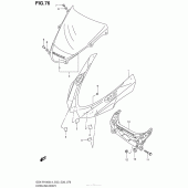 Схема узла: Передний обтекатель для Suzuki GSX-R1000