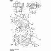 Схема вузла: Картер двигуна для Suzuki GSX-R1000
