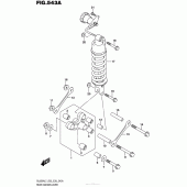 Схема узла: Рычаг прогрессии для Suzuki DL650 V-Strom