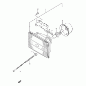 Схема узла: Фара для Suzuki RMX250