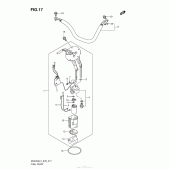 Схема вузла: Паливний насос для Suzuki AN400 Burgman (EU analogue of SkyWave)