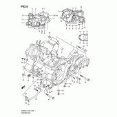 Схема вузла: Картер двигуна для Suzuki VZ800 Intruder M800/Boulevard M50
