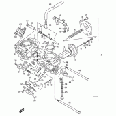 Схема вузла: Карбюратор (Model k1/k2/k3/k4) для Suzuki VL1500 Intruder LC