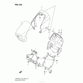 Схема вузла: Накладка фари (Vzr1800L4 E33) для Suzuki VZR1800 Boulevard M109R