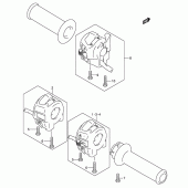 Схема вузла: Пульт управління рульовий (Gsf1200sk3/sk4/sk5/szk5) для Suzuki GSF1200 Bandit S