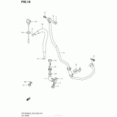 Схема узла: Шланг масляный для Suzuki DR-Z400 DR-Z400S