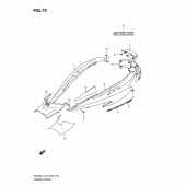 Схема вузла: Бічні панелі (An400zal1 e28) для Suzuki AN400 Burgman (EU analogue of SkyWave)