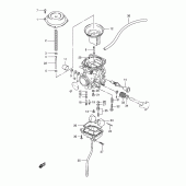 Схема вузла: Карбюратор (Model r/s/t) для Suzuki DR125
