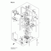 Схема вузла: Карбюратор для Suzuki RM-Z250