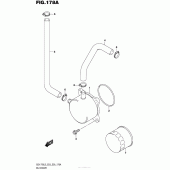Схема вузла: Олійний охолоджувач для Suzuki GSX-R750