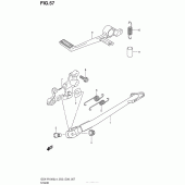 Схема вузла: Підставка для Suzuki GSX-R1000