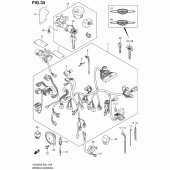 Схема вузла: Електропроводка (Model k6/k7/k8) для Suzuki VL800 Intruder C800C/ Boulevard C50C