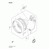 Схема узла: Фара для Suzuki EN125