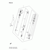 Схема вузла: Rh Front Fork Damper для Suzuki RM-Z450